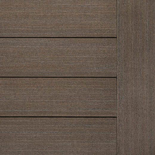 Dark Cocoa Decking Swatch TimberTech Composite Prime+ Collection