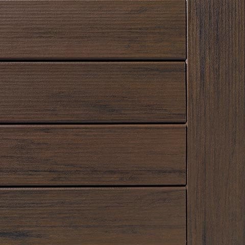 Mocha Decking Swatch TimberTech Composite Legacy Collection